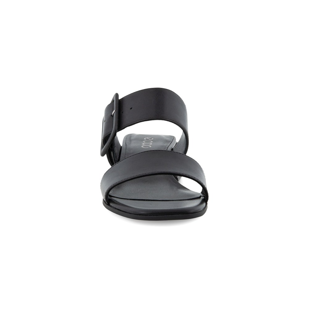 ECCO Womens Sandals Black - Elevate Squared - VIC-150827